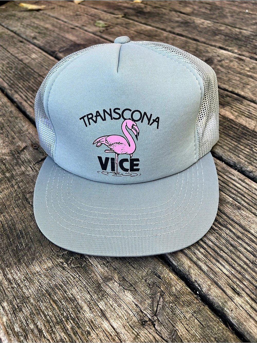 10Transcona Vice Trucker Cap Trucker Hat in Blue & White